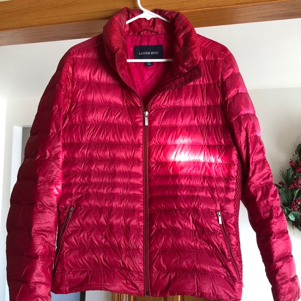Lands end down jacket